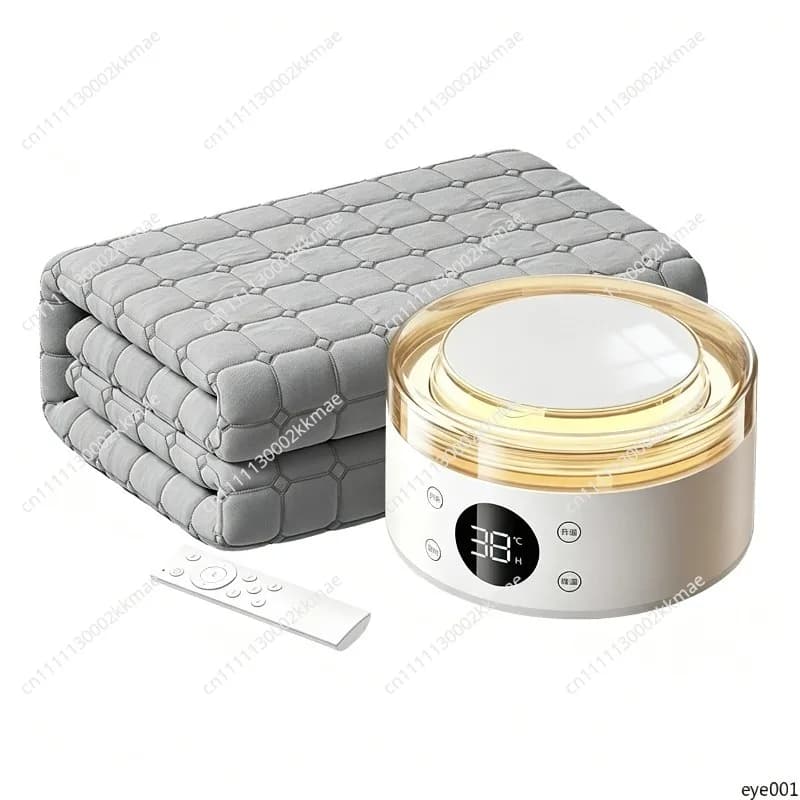 Mattress Pad for Bed & Kang, Fire-Free Safe Heating New Model Water Circulation Electric Blanket - Single/Double Size Heated