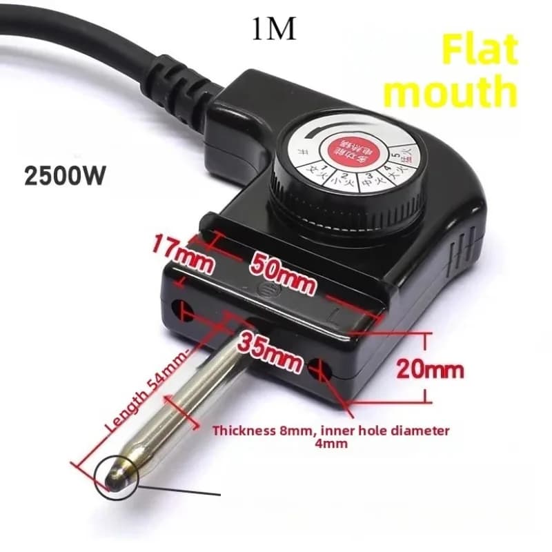 Electric hot pot multifunctional hot pot frying frying pan three-hole plug regulating temperature coupling wiring switch