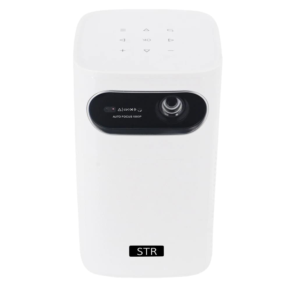 Mini Proiettore Tascabile XY Ricaricabile con Autofocus per Home Theater e Uso Esterno