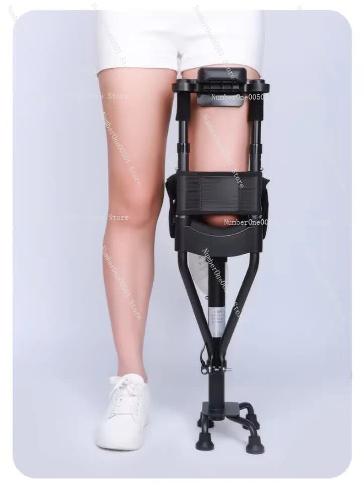 Fratura della caviglia, artefatto da passeggio, stampelle, gamba singola, dispositivo di assistenza per l'articolazione della caviglia, lesioni alla caviglia, supporto senza ginocchio
