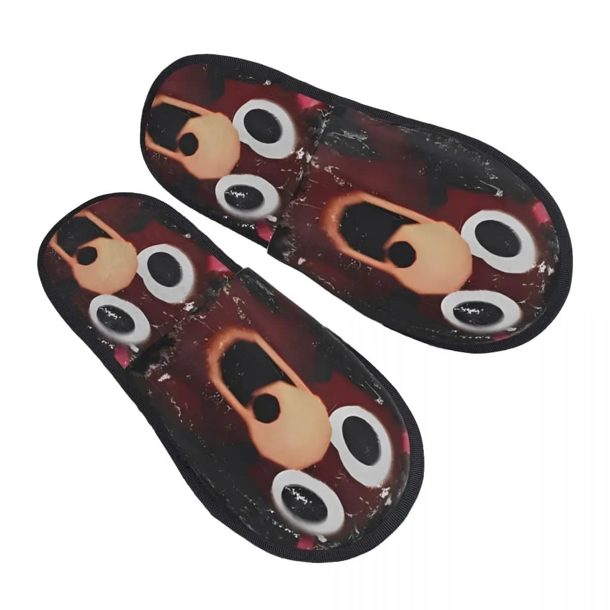 Pantofole pelose Il cervo 99 notti nella foresta Merch Scivoli in pelliccia per la casa Pantofole da gioco per interni Scivoli antiscivolo accoglienti