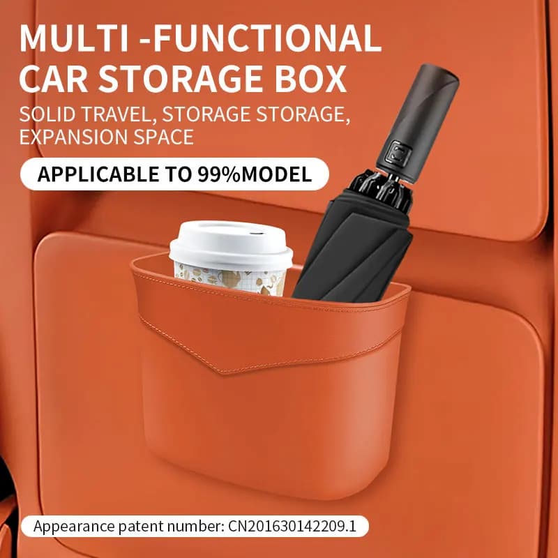 Car trash can Car hanging storage bucket Car trash bag Multi-function storage box Interior accessories car accessories