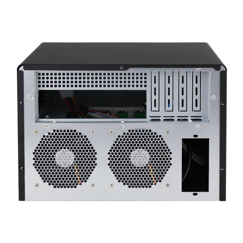 8-bay NAS case USB3.0 storage server Micro ATX motherboard 1U power supply empty case