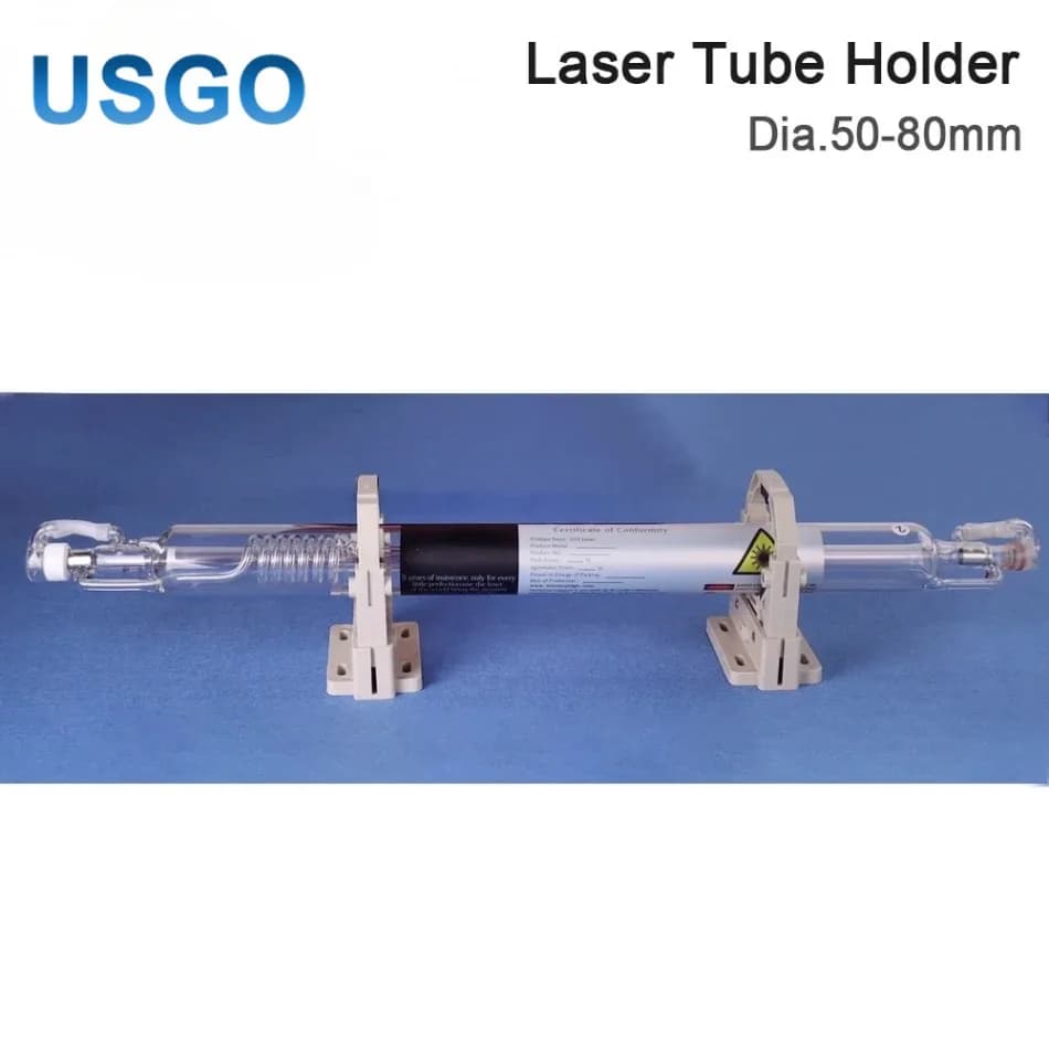 Dia. 50-80 mm Co2 Laser Pipe Support Flexible Plastic Support for 50-180 W Laser Engraving and Cutting Machine