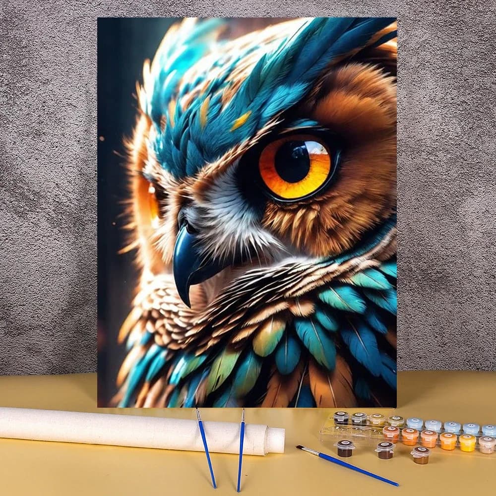 Diy Paint By Number Kits Adults Oil Painting Package Drawing By Numbers Home Wall Decor Town Building Landscape Canvas Picture