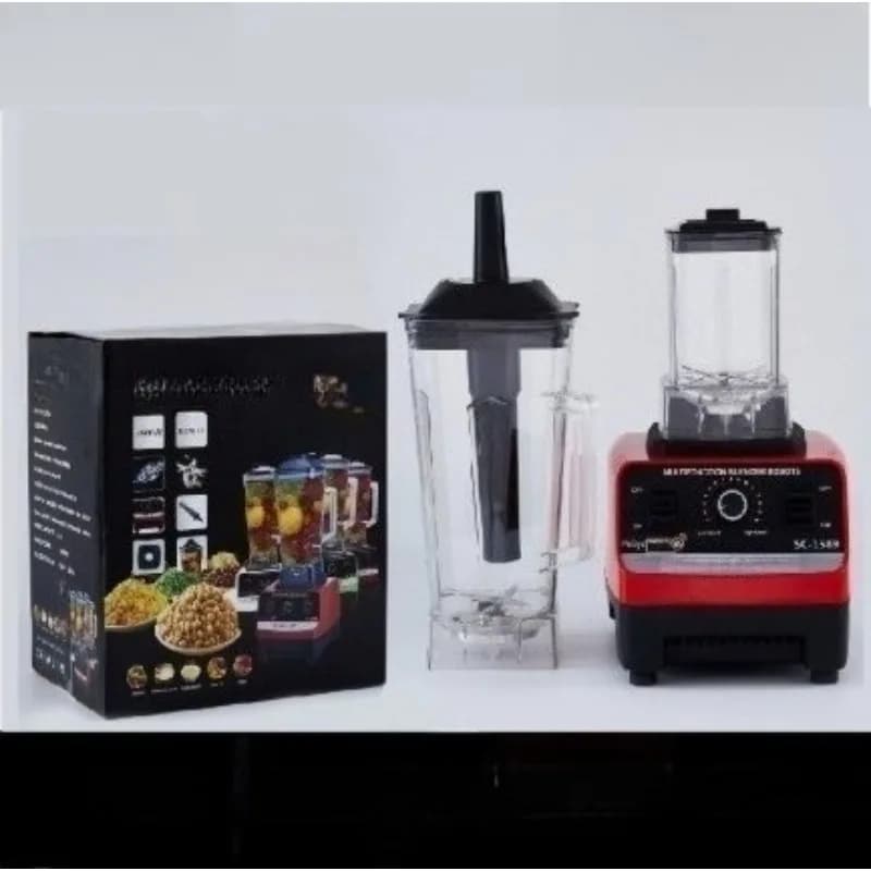 Double Cup Blender, High Power Mixer, 220V EU/UK/US, for Frullati, Succhi, Shakes, Domestic Use