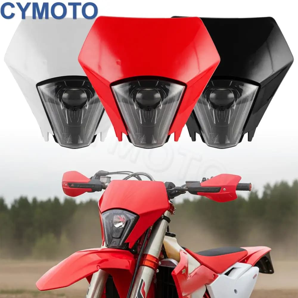 Faro per Moto GASGAS EC 250 300 250F 350F 450F 500F ES 350 500 EW 500F 2024, Lampada Frontale per Moto da Cross ed Enduro
