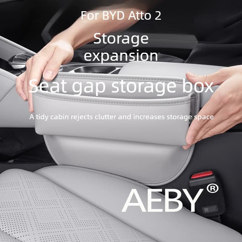 AEBY For BYD Atto 2 Smart Driving Edition 2024-2025 Seat Gap Organizer, central console accessory, hidden storage compartment