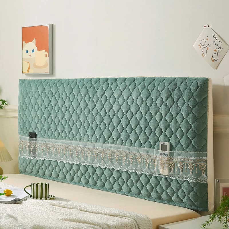 Bedspreads for Bed Head Bedhead Board Plaid Fluffy Plaid Luxury Bed Cover Headboards Mattress Pad Elastic Fitted Sheet Comfort