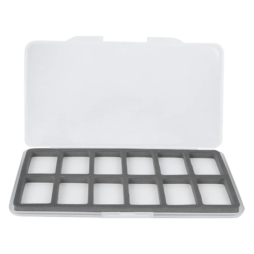Foam fishing hooks box with transparent cover and magnetic pad, three sizes, bag for baits and fishing gear