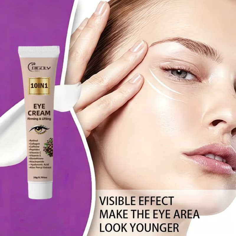 20G/Tube 10-in-1 Eye Cream, Moisturizing, Nourishing, Firming Skin, Lifting and Tightening, Eye Care