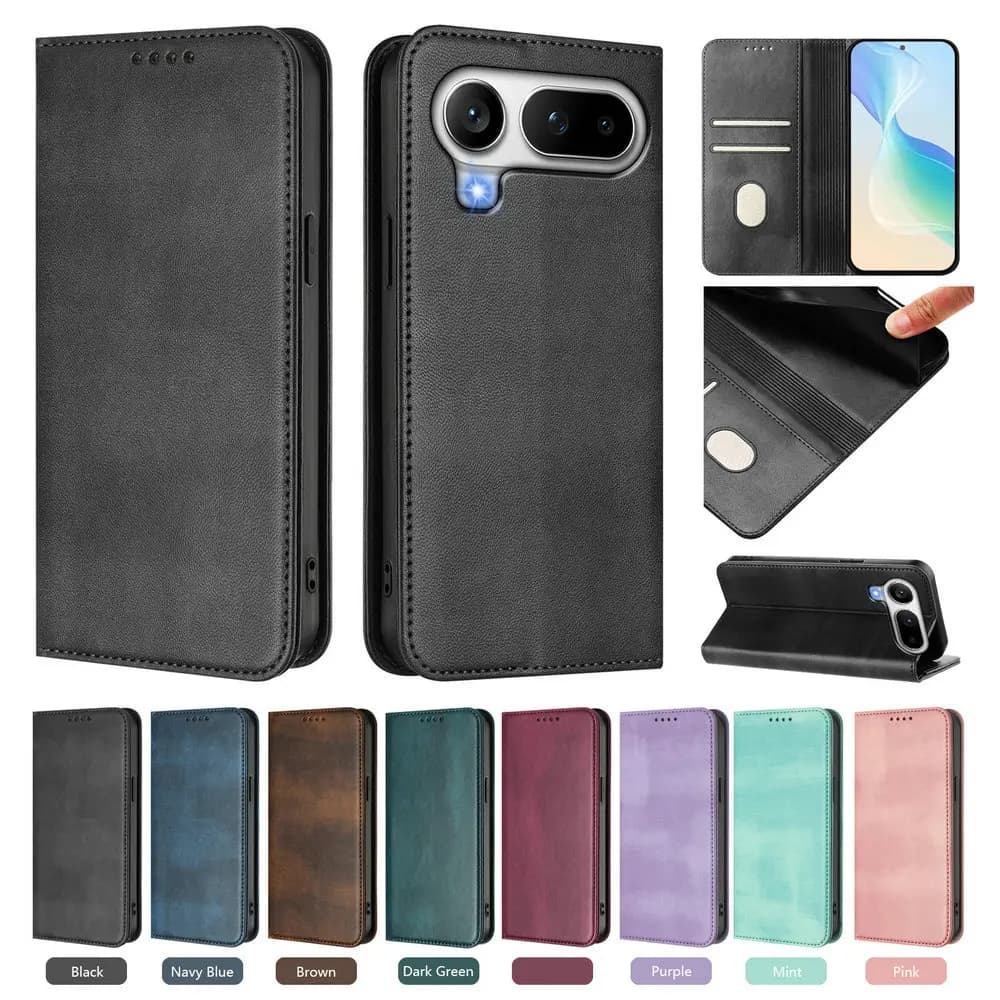 Custodia a libro magnetica in pelle con protezione RFID per Huawei Honor Magic 8 Pro / Honor Magic8 Lite - Magic 8 Pro Air 5G