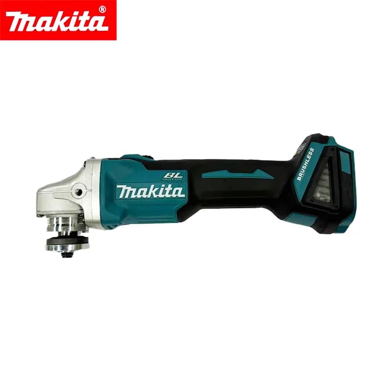 Makita 18V DGA404 Cordless Angle Grinder 125mm Cut-off Wheel 8500RPM Brushless Motor for Tile Pipe Metal Machining