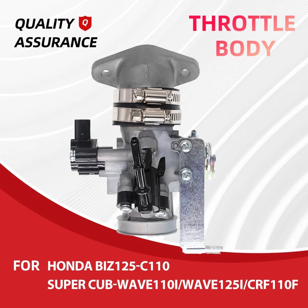 Collettore corpo farfallato 28mm per Honda Biz125-C110 SUPER CUB-Wave110i/Wave125i/CRF110F PGM-FI-MSX125 SF/GROM125 SF-Z125 MONKEY
