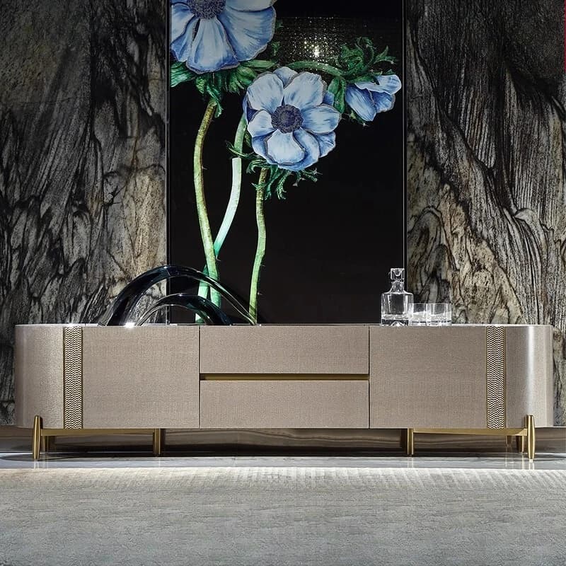 Console Luxury Tv Table Fireplace Monitor Living Room Hallway Aesthetic Tv Table Office Organizer Muebles Replica Furniture