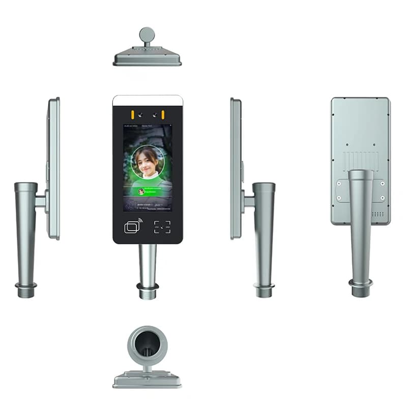 Dispositivo di Controllo Accessi e Rilevamento Presenze Tendcent con Riconoscimento Facciale da 7 Pollici, Supporto Codice QR, Carta NFC, Visione Notturna, Reset, SDK OEM