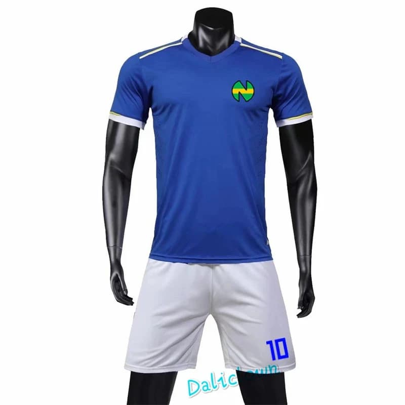 ☆ SunlCos Maglia da Calcio Captain Tsubasa, Divisa Scolastica Elementare Nankatsu, Costume Cosplay per Adulti Kuroda Chronicle Ozora ☆