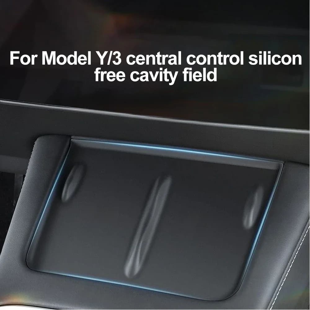 Per Tesla Modello 3 Y 2023 2022 2021 Tappetino di ricarica wireless in silicone Tappetino antiscivolo Caricatore a prova di polvere Proteggi la copertura Accessori auto
