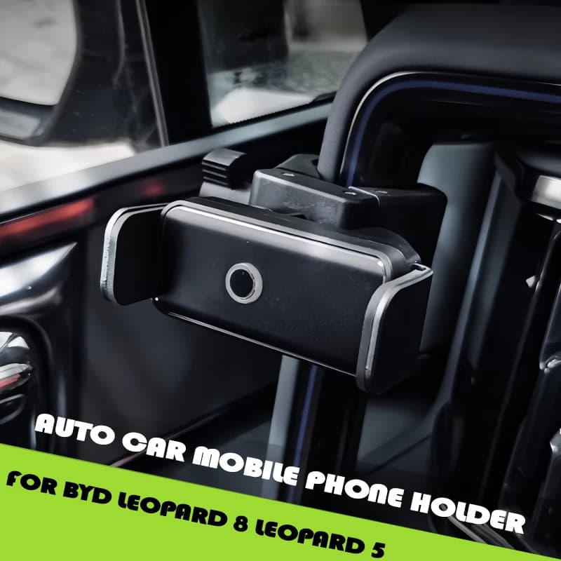 Supporto per telefono cellulare per auto adatto per BYD Leopard 5 Leopard 8 Supporto per smartphone elettrico automatico Parti di aggiornamento per interni auto