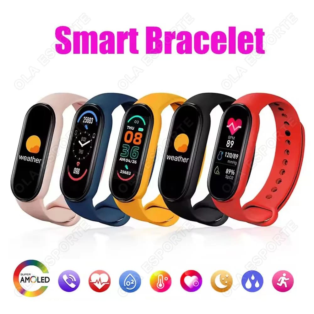 New SmartBracelet Men Women Fitness Tracker Smartwatch Blood Pressure Heart Rate Monitor Band Smartbracelet For Android iOS HW12