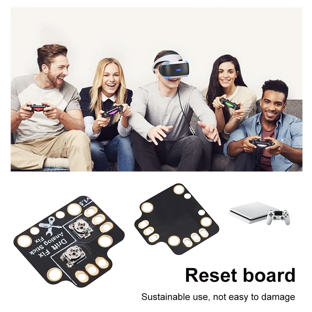 1-20 pezzi Reset Drift Thumbstick Piastra di calibrazione Maniglia di gioco Joystick Drift Scheda di riparazione per PS4 PS5 Xbox One Xbox Series S/X