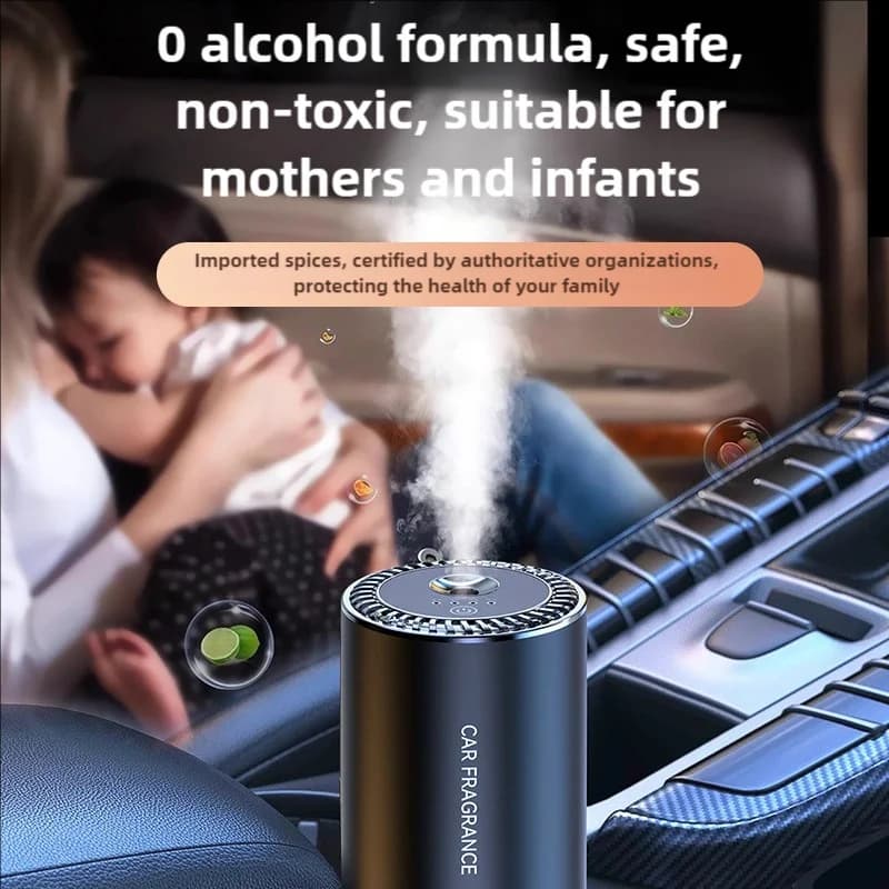 Deodorante per auto Aroma Umidificatore Distributore di odori di luce stellata Diffusore di fragranze intelligente Rimozione di odori per l'ufficio domestico dell'auto