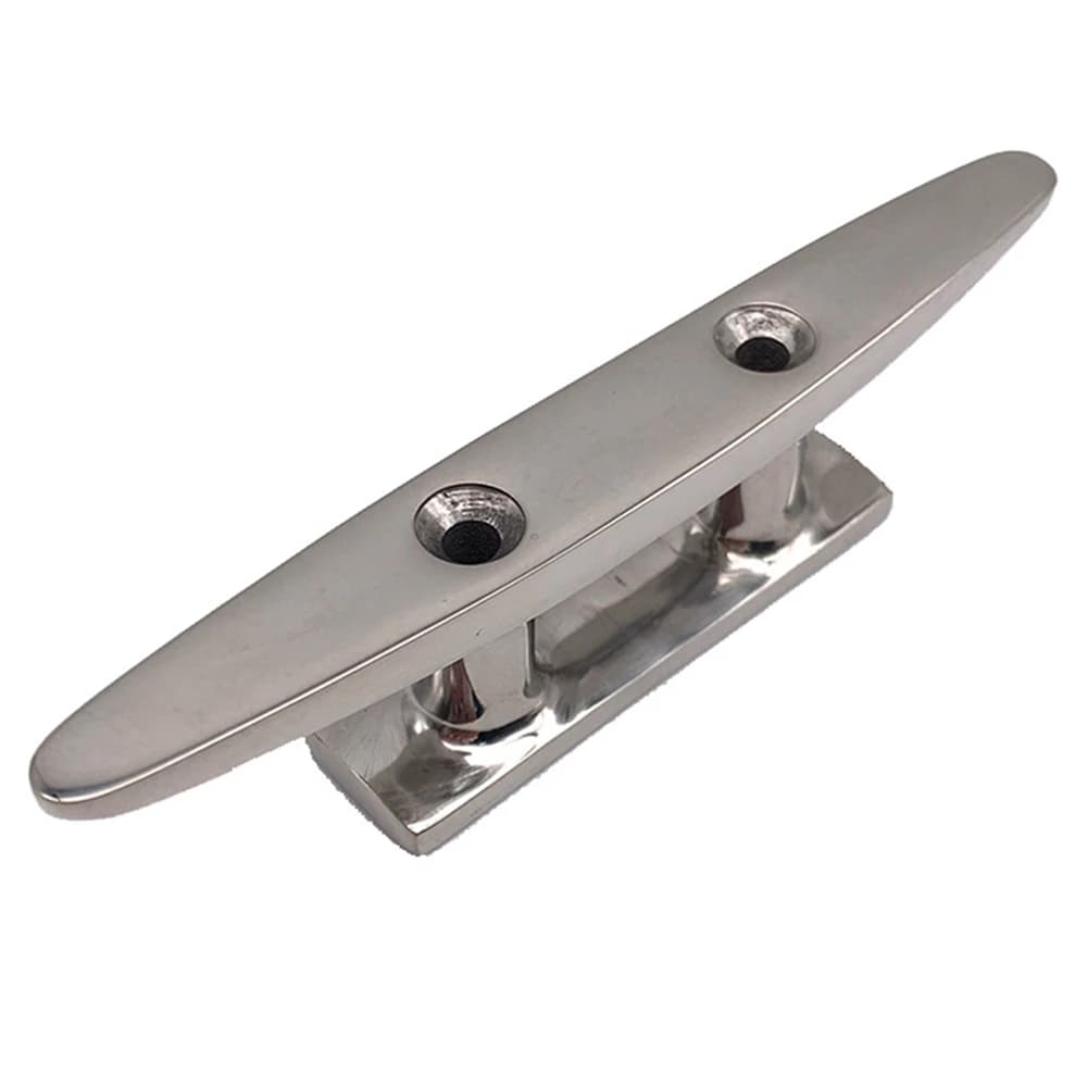 Tacchetti per ormeggio combinati in acciaio inossidabile 316 lucido Tacchetti per barche hardware a 2 fori per yacht con legame per ponte di barche marine