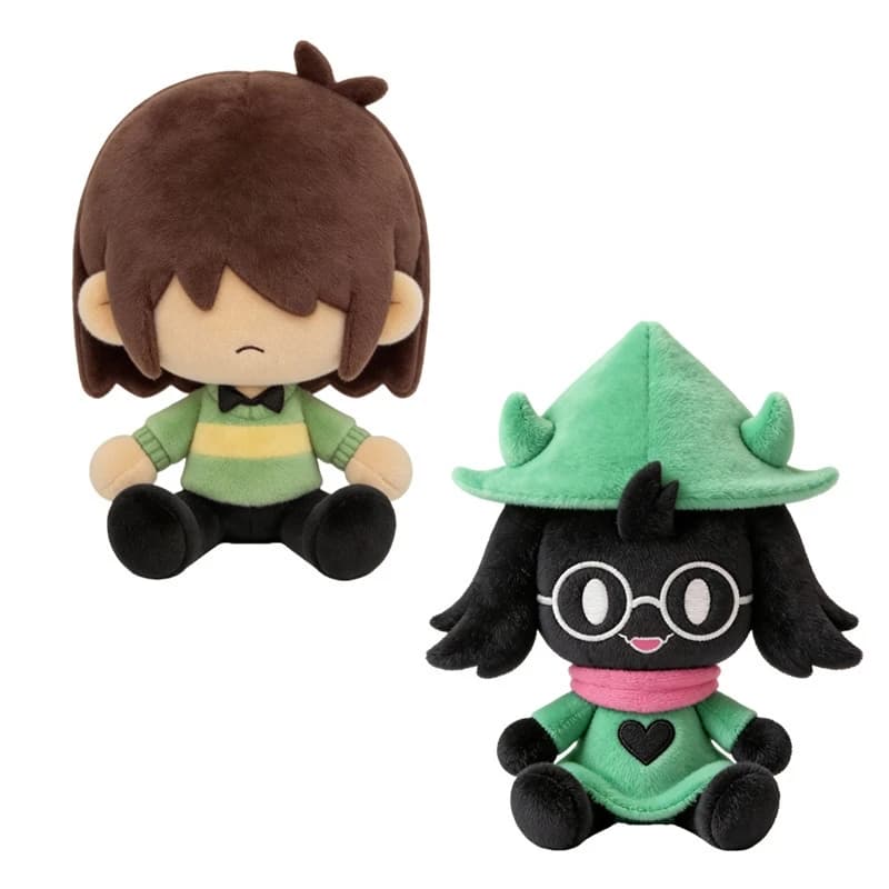 DELTARUNE Kris Triangolo Rune Peluche Ralsei Morbido Peluche Simpatico Personaggio del Gioco Gotico Giocattolo per Bambini Adolescenti Arredamento della Camera Halloween