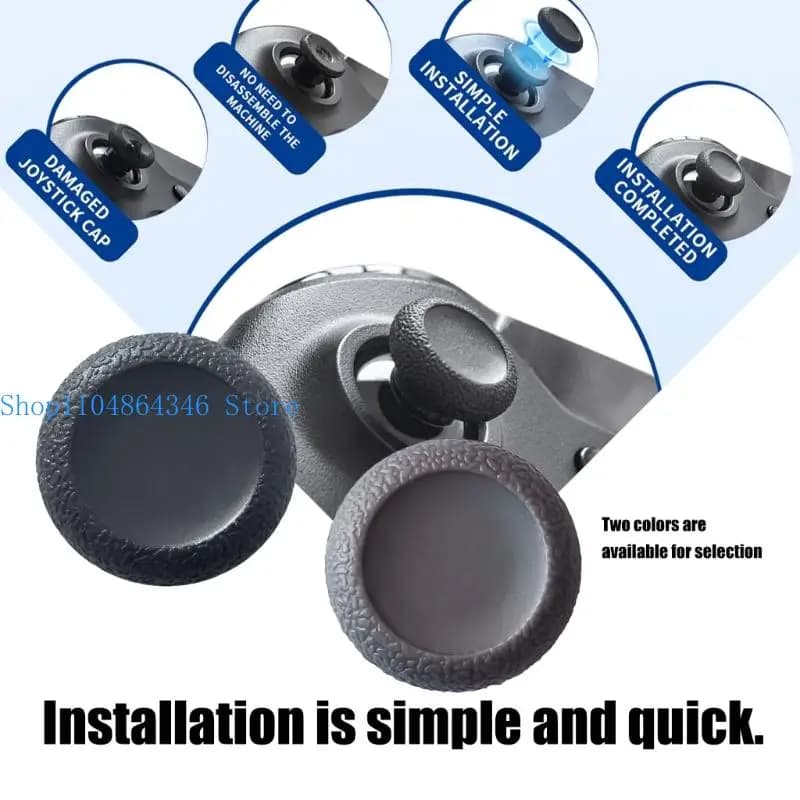 652F 4 pezzi Copri levetta per controller gioco S/X Copri joystick con impugnatura per pollice