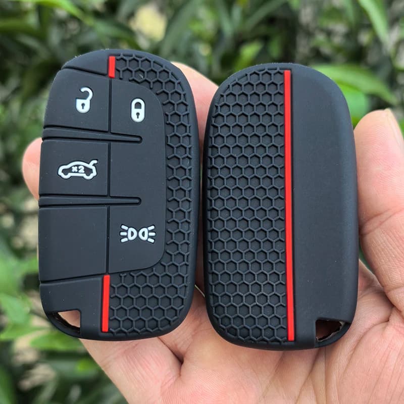 Cover per Chiave Auto FOB per Dodge Ram 1500 Journey Charger Dart Challenger Grand Cherokee Renegade Fiat per Jeep Chrysler 300C
