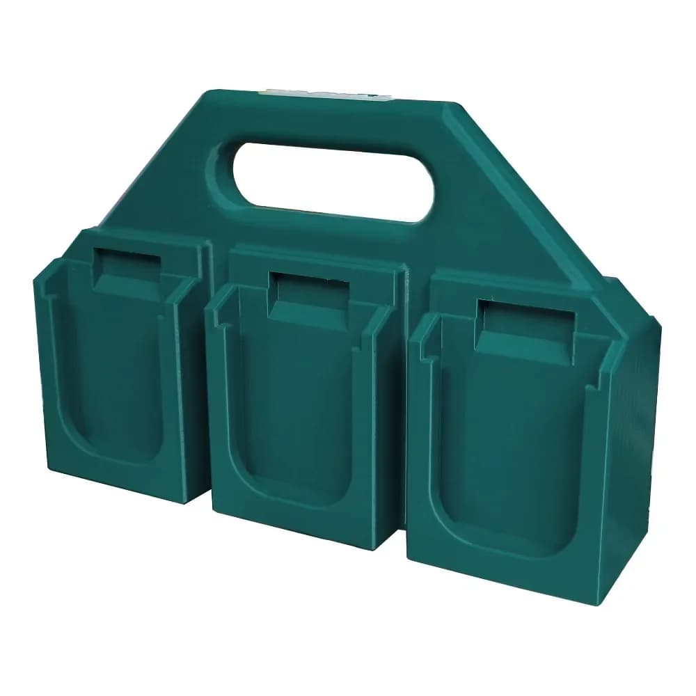 Supporto Portatile per Batterie con 4/6 Slot, Resistente alle Cadute, Stampato in 3D, per Makita 18V