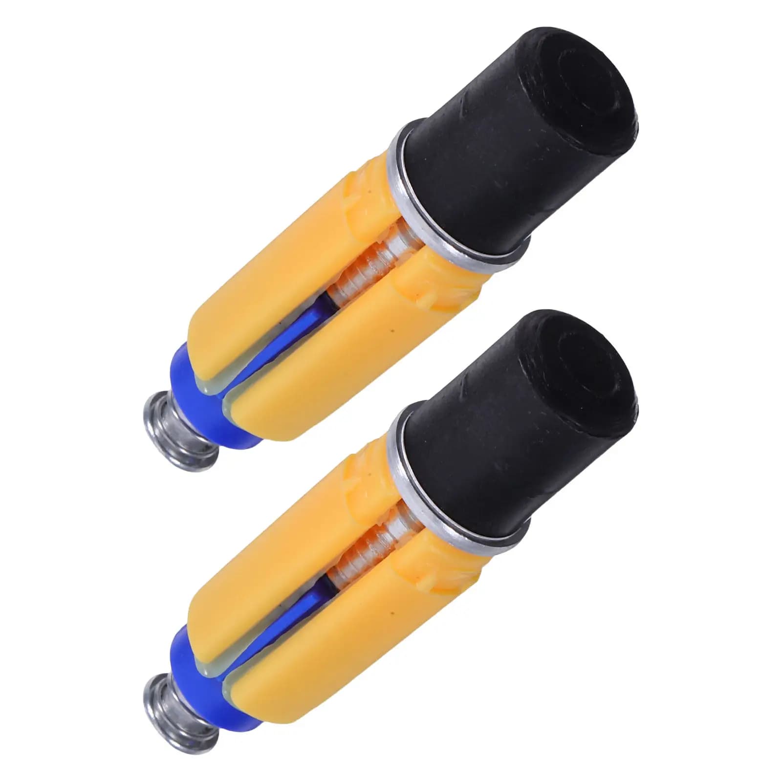 2Pcs Trekking Pole Tips Replacement Protectors Hard Material Shock Absorption for 14Mm Tube Hiking Poles Accessories Vibration