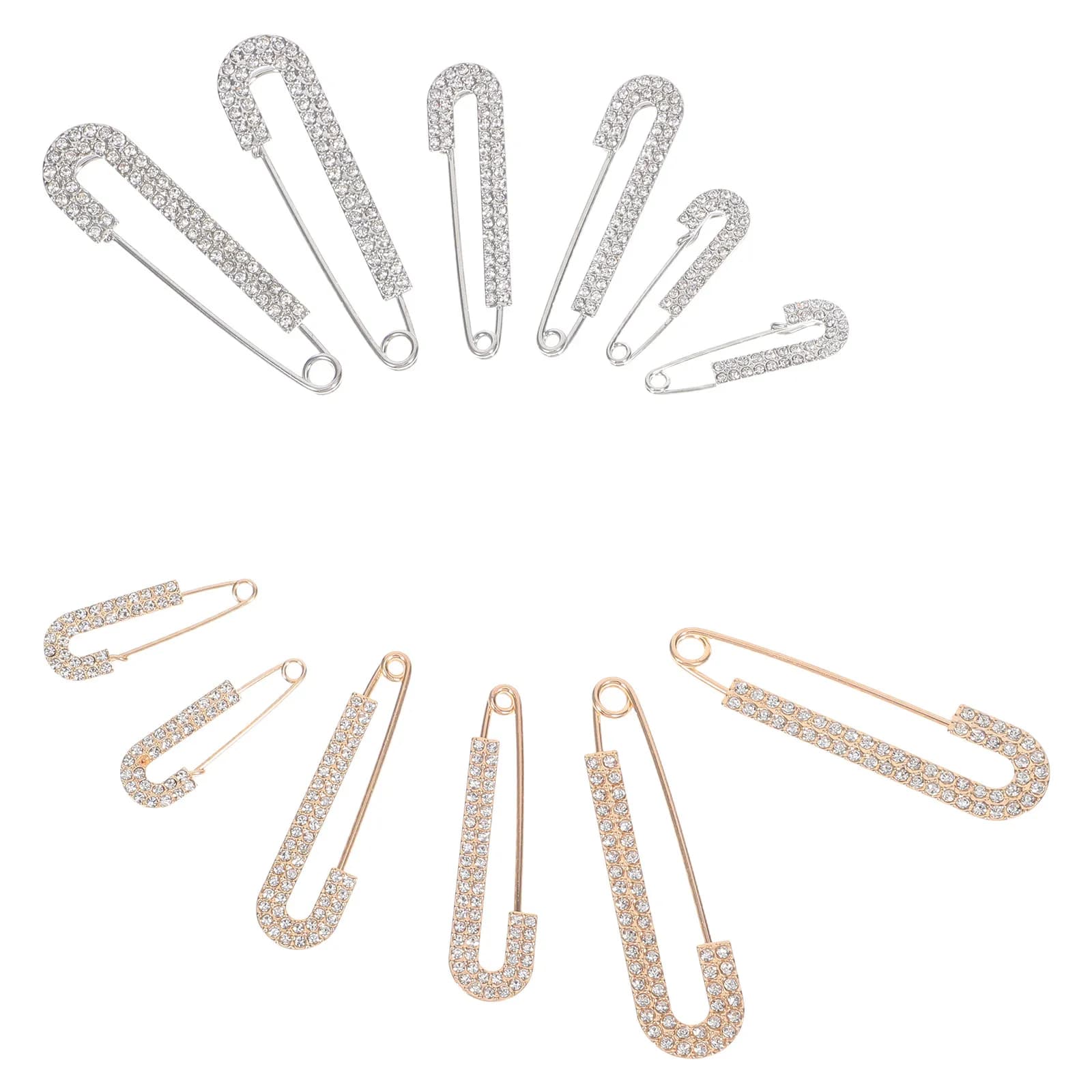 12 Pezzi Spille Decorative con Strass per Maglioni, Vestiti, Sciarpe, Cappelli - Eleganti Accessori per Abbigliamento Femminile