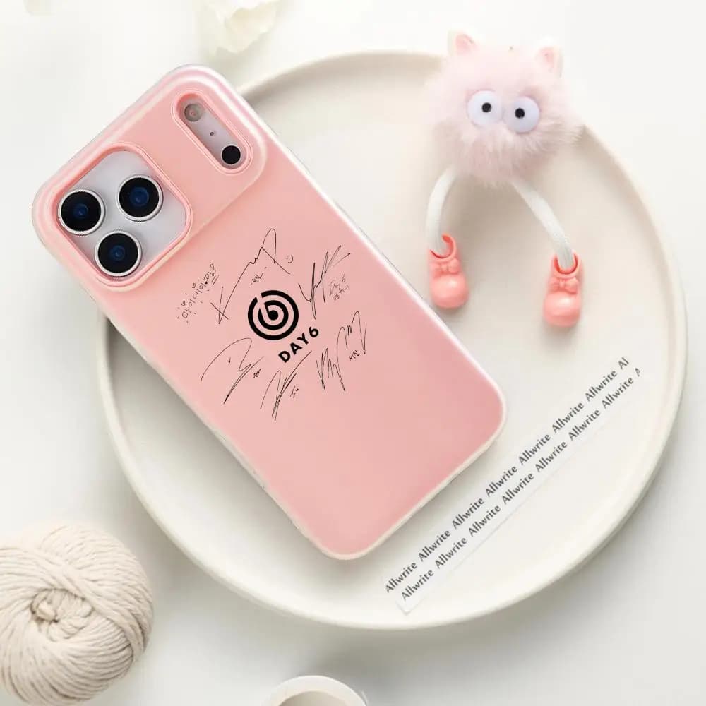 Cover per telefono Kpop Band D-DAY6 per iPhone 17 16 15 14 13 12 11 Pro Max Plus Mini, custodia trasparente antiurto morbida in gel