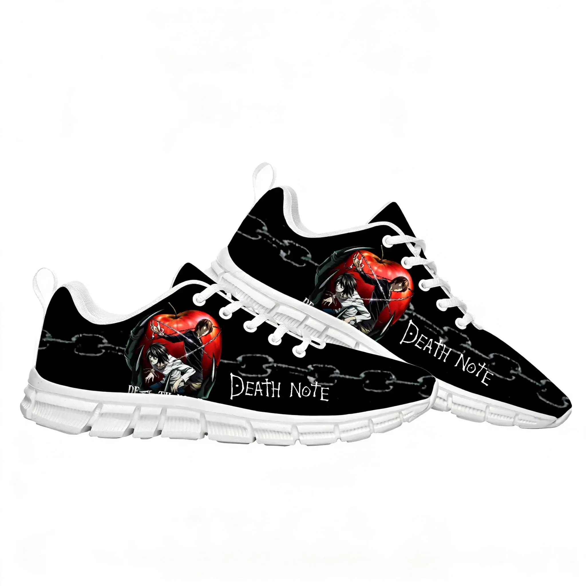 Scarpe Sportive Anime Giapponesi DEATH NOTE, Sneakers Leggere alla Moda per Uomo e Donna, Scarpe Casual da Escursionismo Personalizzate