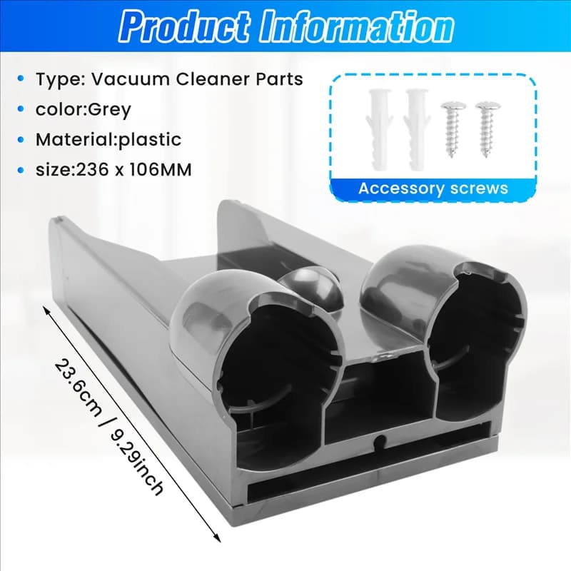 -A96Z Docking Station Accessorio per montaggio a parete per aspirapolvere Dyson V15 Rack di stoccaggio Caricatore Gancio Staffa di base di ricarica