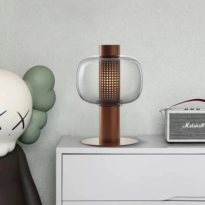 Lampade da Terra e da Tavolo di Design Nordico, Moderne Luci da Scrivania in Vetro per Soggiorno, Camera da Letto, Illuminazione Decorativa per la Casa