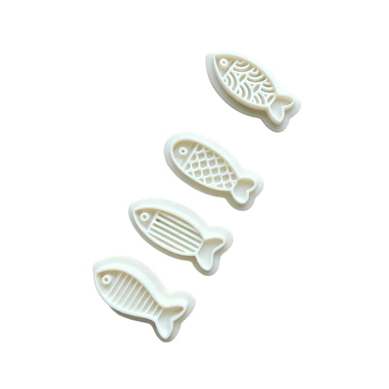 NUOVO Set Creativo di Stampi per Orecchini Serie Pesci in Argilla Polimerica, Simpatici Stampi per Ceramica a Cartone Animato, Strumenti per Creazione Gioielli Fai-da-Te