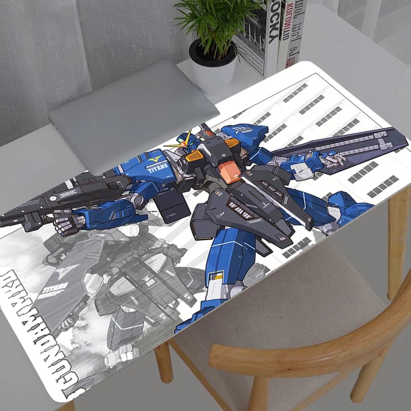 Tappetino per mouse Kawaii Mobile Suit Gundam Accessori da gioco Notbook Computer Speed Mini Pc Gamer Tappetino per tastiera Tappetino per mouse