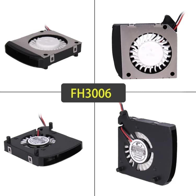 Mini Ventilatore Silenzioso 3006 per Turbo Blower da 3cm 5V 0.06A Personalizzabile