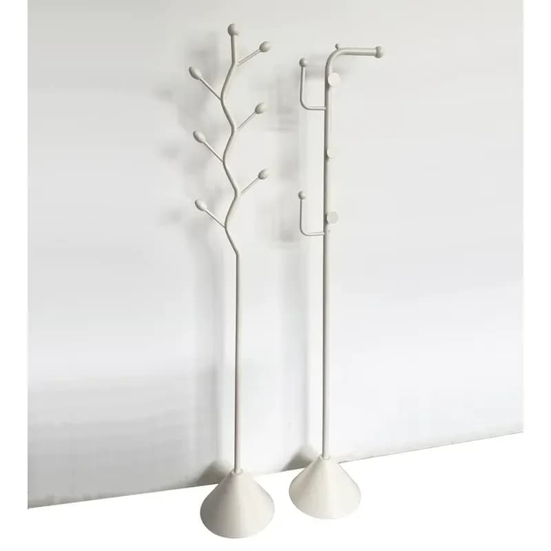 Metal Hanger Rod Freestanding Household Clothes Rack