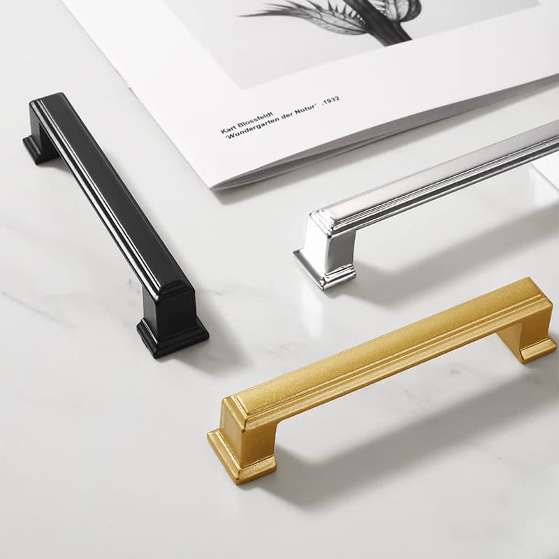 Maniglie per mobili ad arco moderne e minimaliste, cassetti, armadi, armadi, librerie, maniglie per mobili in metallo