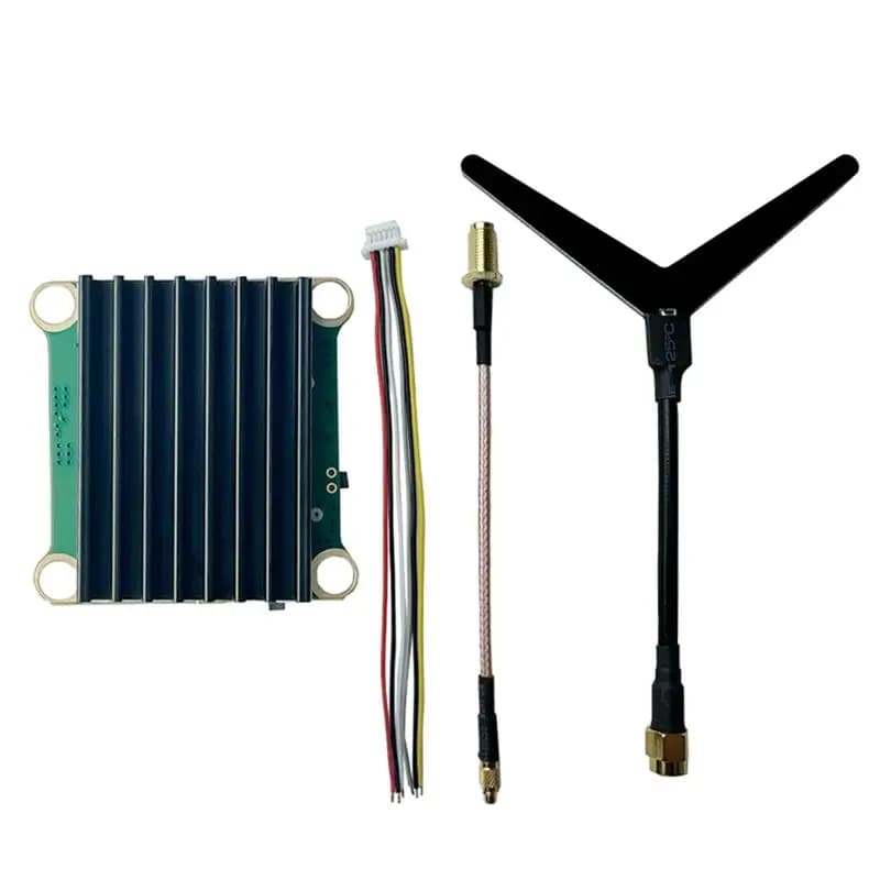 1.2G 1.3G VTX 3W 3000Mw 9 Channels For FPV Audio Video Transmitter With Built-In Antenna For FPV RC Racing Drone(PAL/NTSC)