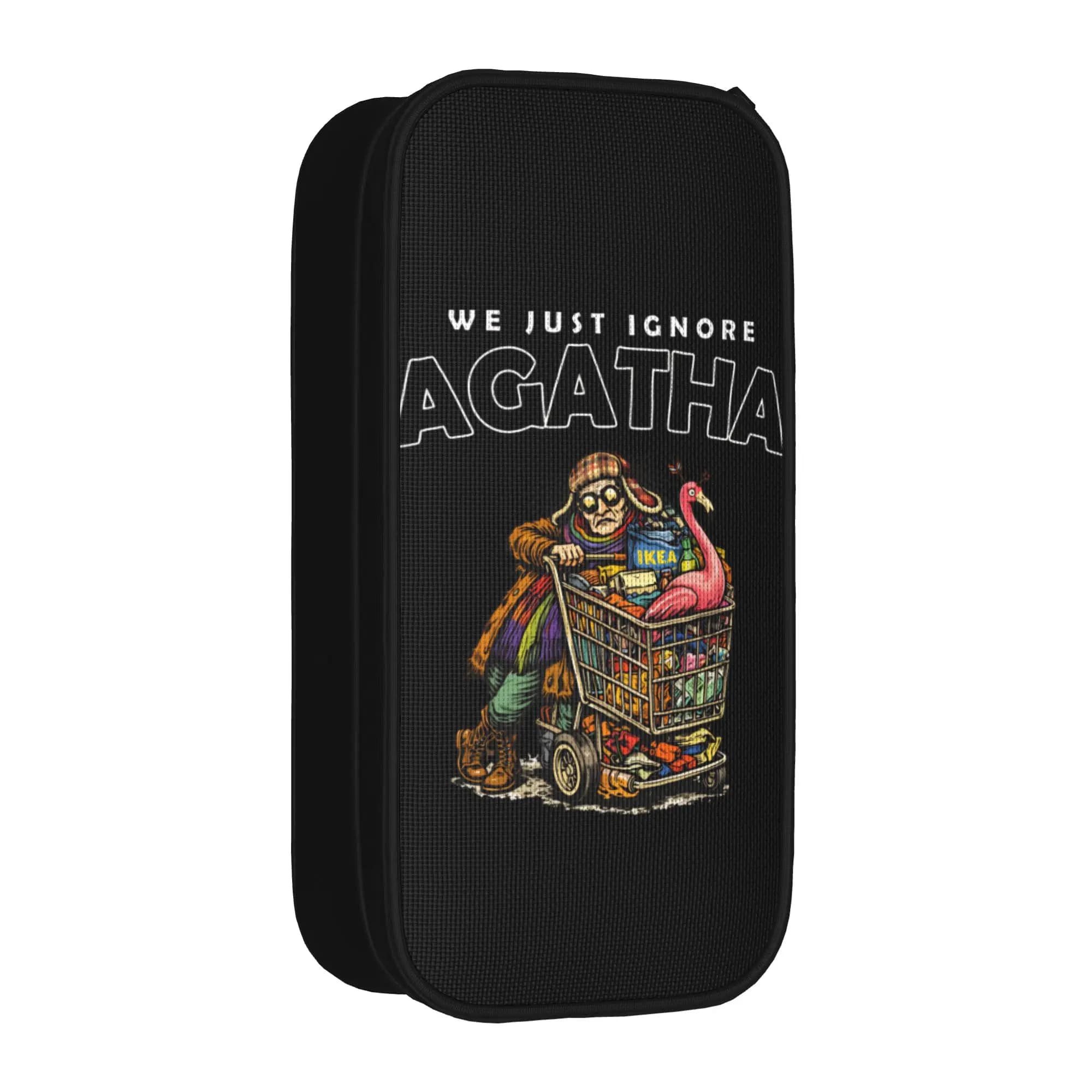 We Just Ignore Agatha Dungeon Crawler Carl Pencil Case Lovely Pen Holder Bags Large Storage Students Gift Pencilcases