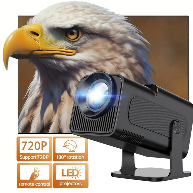 HY320Mini viene fornito con proiettore Android, che fornisce proiezione di schermi ad alta definizione portatile e facile da trasportare, HY300 aggiornato