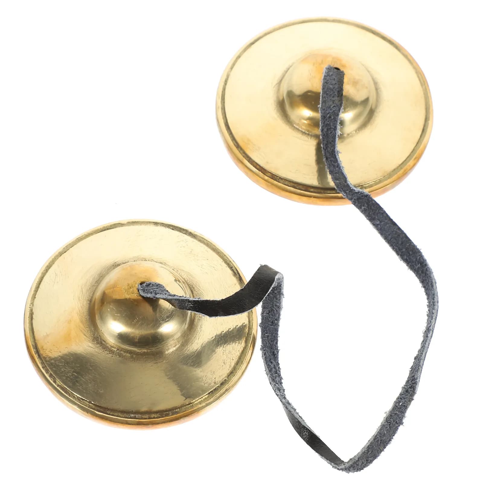 Tibetan Copper Meditation Bell Cymbals Hand Percussion Instruments Small Cymbal Set for Yoga Zen Practice Percussion Instrument