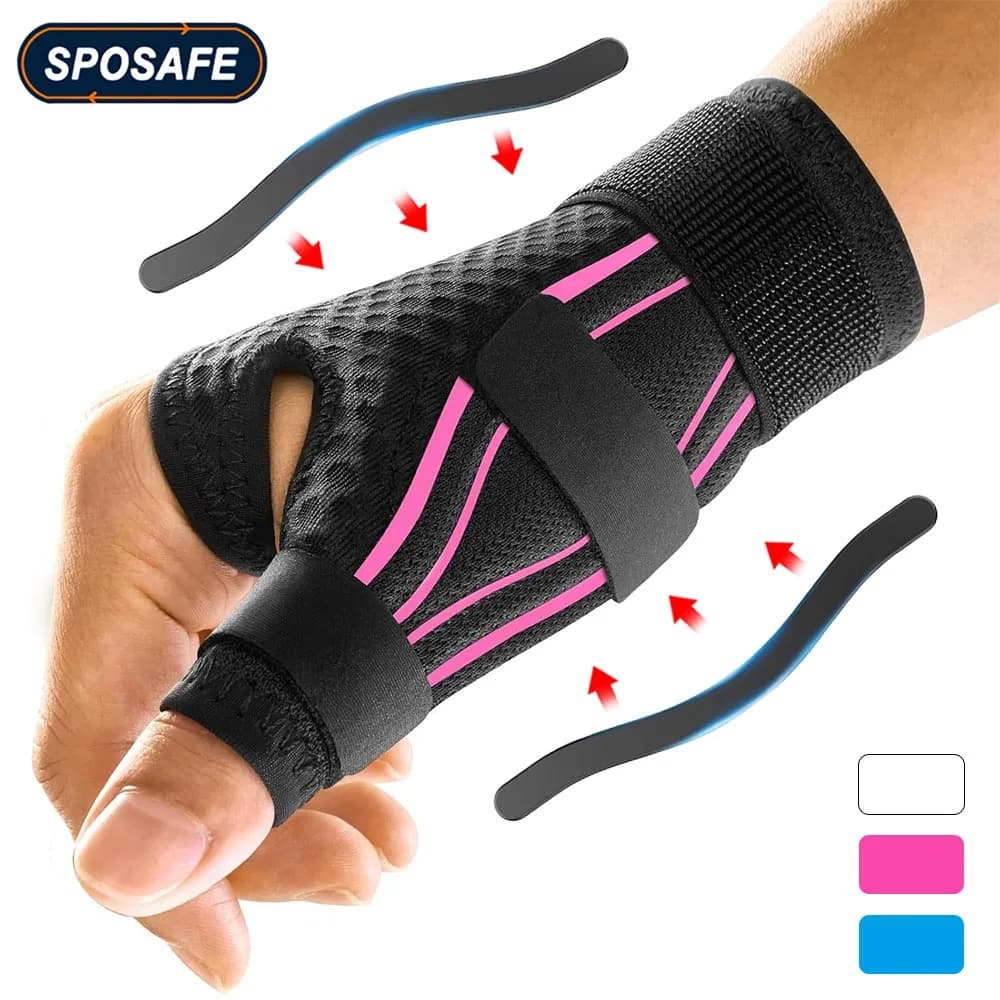 Supporto per Polso 1/2 Pezzi per Dolore da Artrite, Tutore per Pollice per De Quervain, Tendiniti, CMC, Sport, Uomo Donna