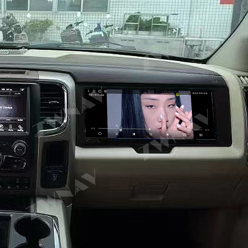 Android Auto Wireless Carplay Car Co-pilot Display For Dodge Ram 1500 2500 3500 2013 - 2018 Radio Passenger Multimedia Player