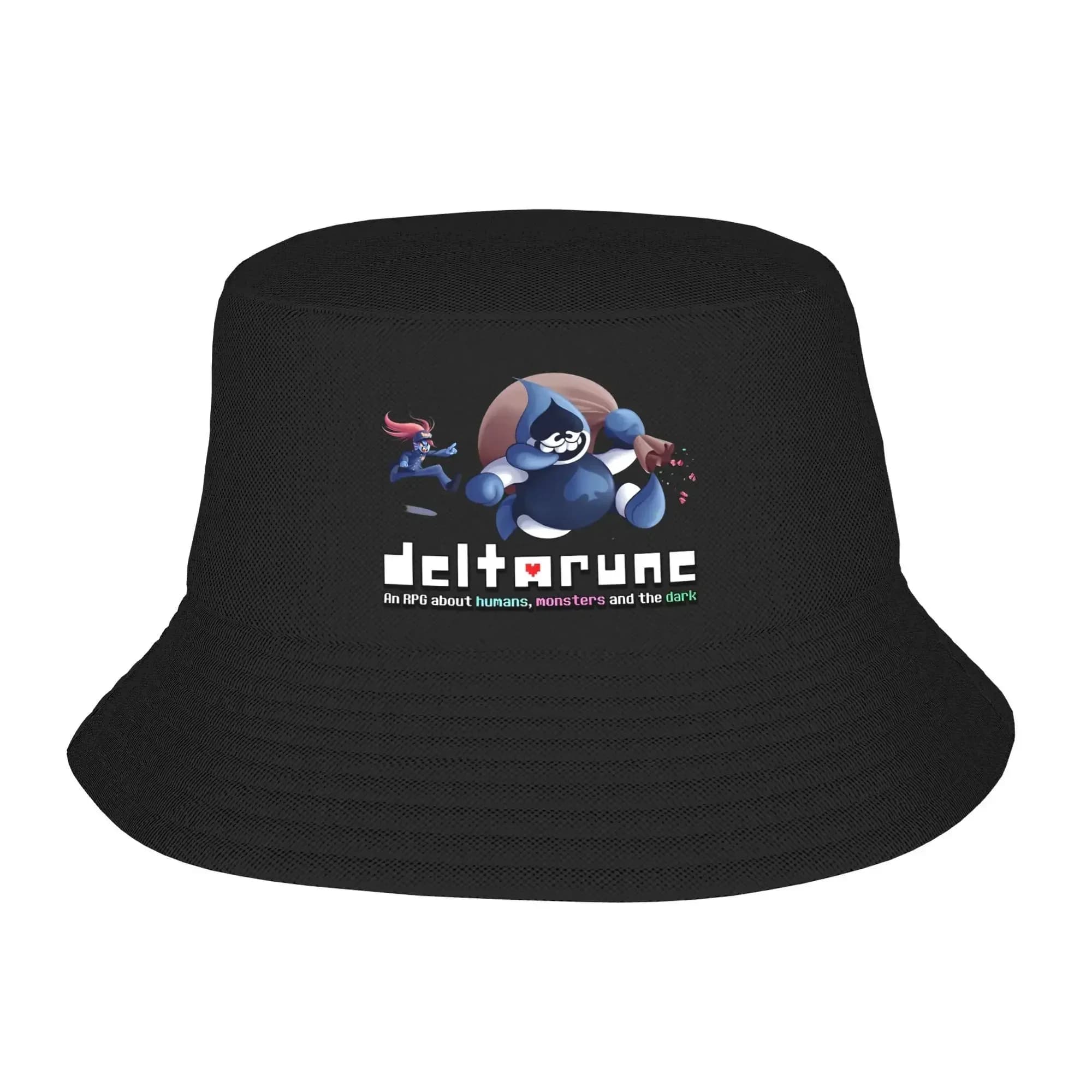 Fishing Hat Deltarune Lancer Game Bucket Hat, street style, for man and woman, classic, holiday, with sun protection, with graphics.