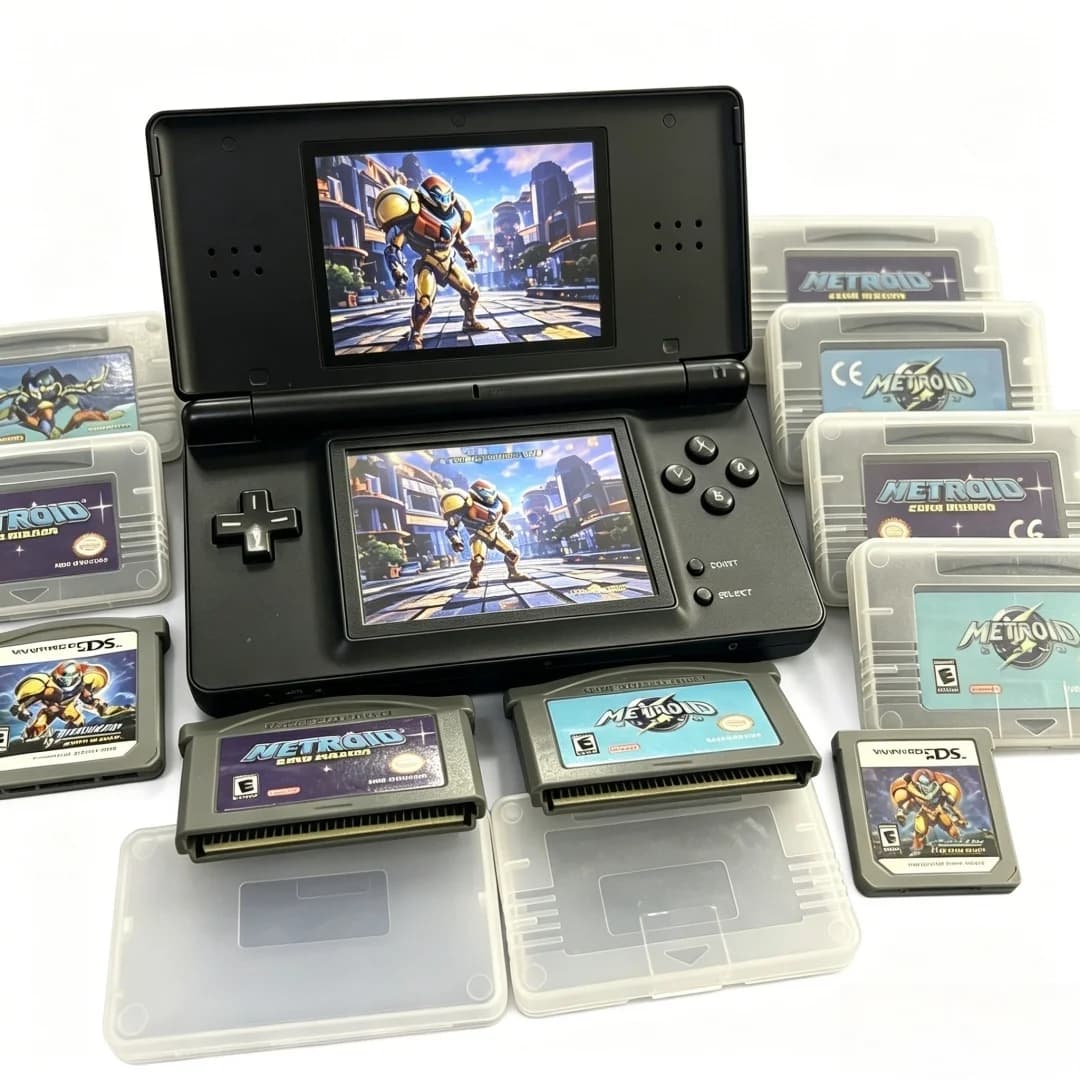 Cartuccia di Gioco Video a 32-bit per Console GBA/NDS/USA/EUR, Serie Metroid, Gioco GBA Fusion Zero Mission